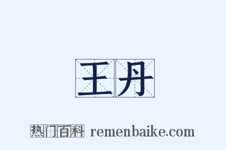 王丹是什么意思的图片